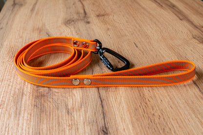 Orange Antiglidkoppel med Twist-Lock karbinhake, 20 mm