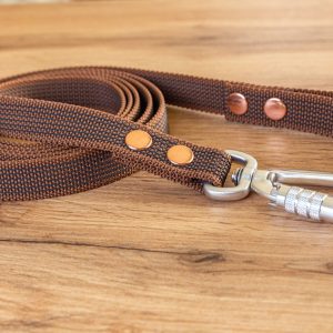 Brunt Antiglidkoppel med Twist-Lock karbinhake, 20 mm