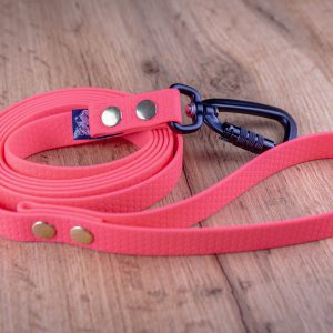 Hexa Rosa hundkoppel med Twist-Lock karbinhake, 20 mm