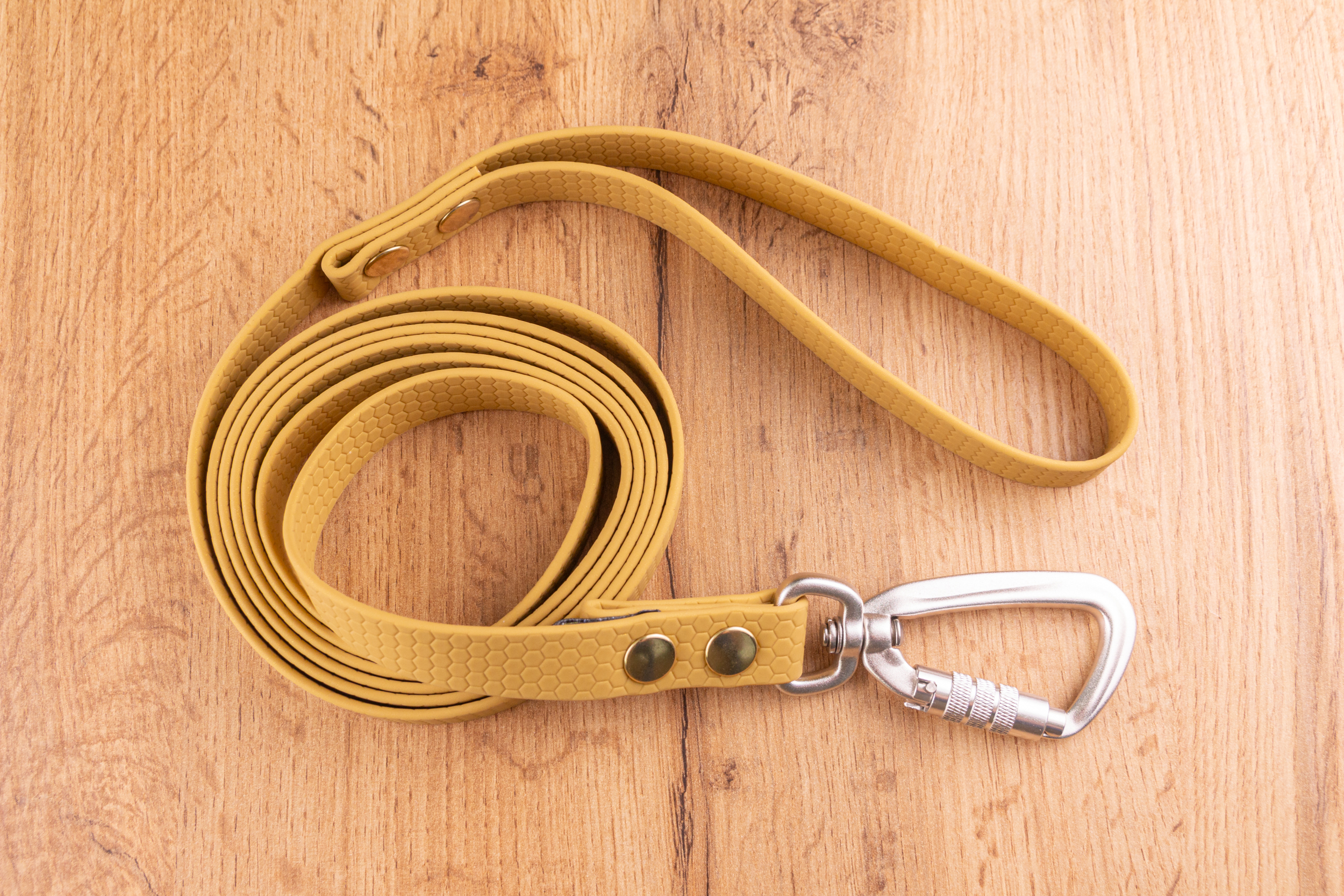 Hexa Guld hundkoppel med Twist-Lock karbinhake, 20 mm - Bild 2