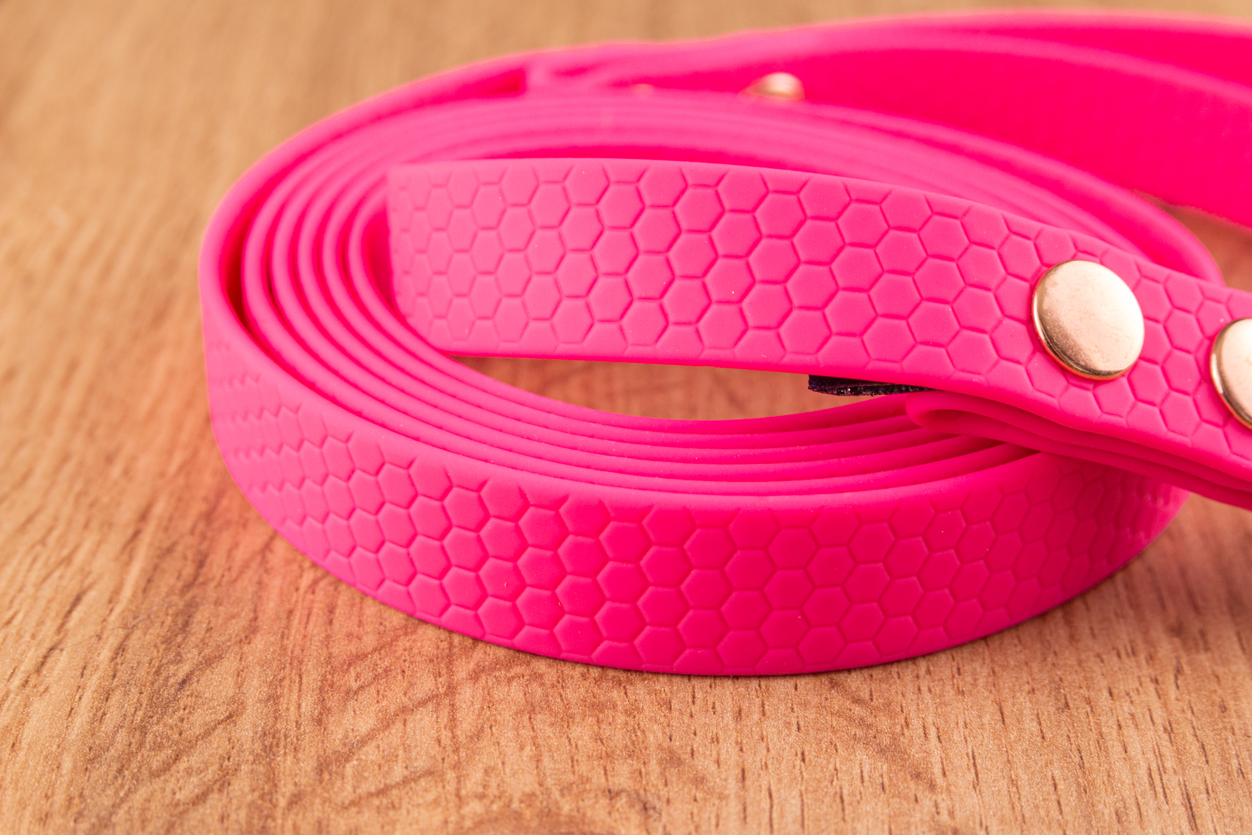 Hexa Neonrosa hundkoppel med Twist-Lock karbinhake, 20 mm - Bild 3